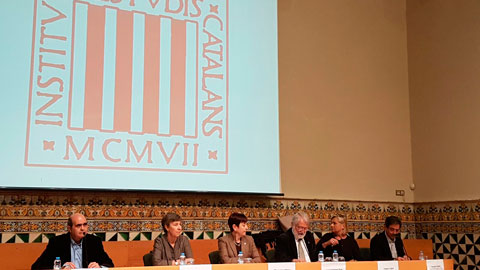 Inauguració del simposi sobre l'ensenyament de la llengua catalana