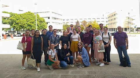 Grup de participants de la trobada a la UAB del projecte Erasmus+ SUHET
