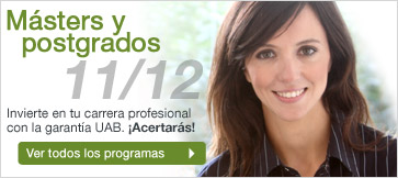 M�sters y Postgrados UAB Barcelona. �Haz clic para verlos todos!