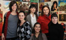 Veronica, Roberta, Celia, Alexandra, Monica y Rosa Ma.