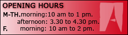 Department office opening hours