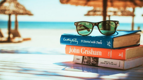 Llibres a la platja