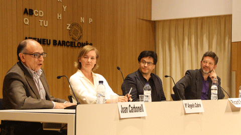 Joan Carbonell, Maria Àngels Cabré, Ricard Solé i Lluís Reales