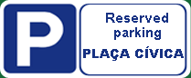 Rules of procedure of Pla�a C�vica reserved parking