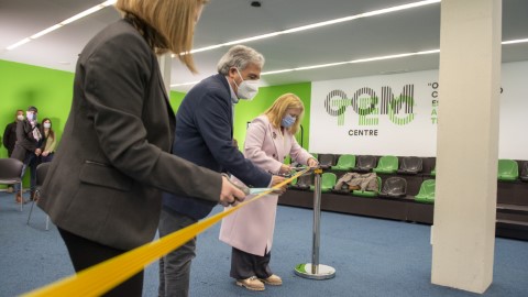 Acte d'inauguració del COMTEC Centre, a la Biblioteca de Comunicació i Hemeroteca General