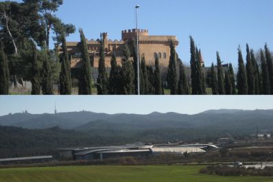 Imatge general del castell de Sant Marçal i sincrotó Alba