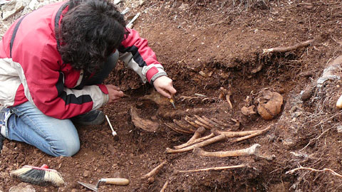 Excavación en la Serra de Riés