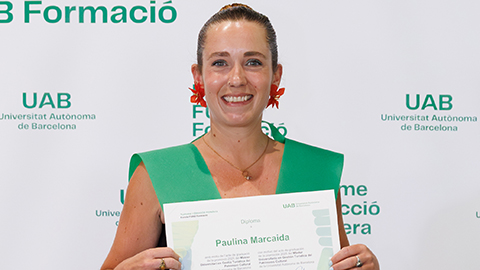 Paulina Marcaida, graduada en el Màster en Gestió Turística del Patrimoni Cultural