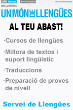 Campanya Al teu abast! Cursos UAB Idiomes