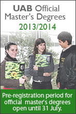 Official master's degree access and admission process 2013/2014