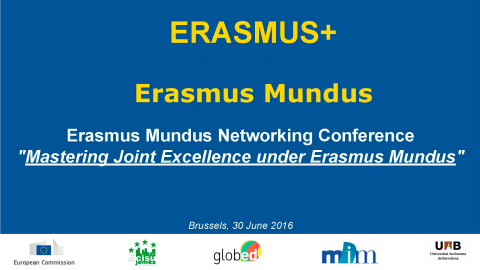 UAB a la Conferència ErasmusPlus Mastering Joint Excellence under Erasmus Mundus