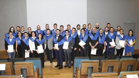 Graduats i graduades de la promoció 2017 de l'EPSI UAB