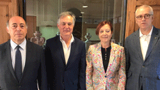 Reunió de rectors de l'Aliança 4 Universitats a UAB Casa Convalescència