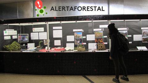 Notícia sobre Exposició Alerta Forestal