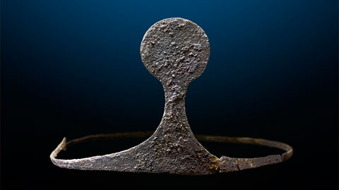 La diadema d'argent de l'Almoloya, peça destacada al Museo Arqueológico Nacional
