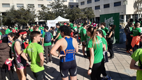 Ambient de la cursa de la UAB a la vila universitaria