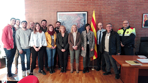 Visita els estudiants a l'Institut de Seguretat Pública de Catalunya