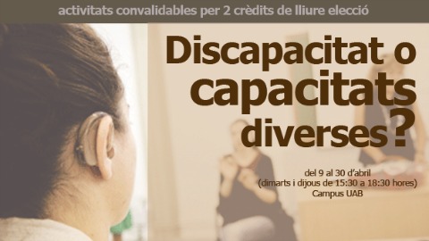 Curs sobre sexualitat i discapacitat a la FAS, segon semestre