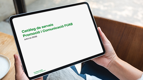 Catàleg serveis Promoció i Comunicació FUAB