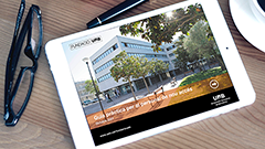Imatge de la portada del Welcome Pack en una tablet