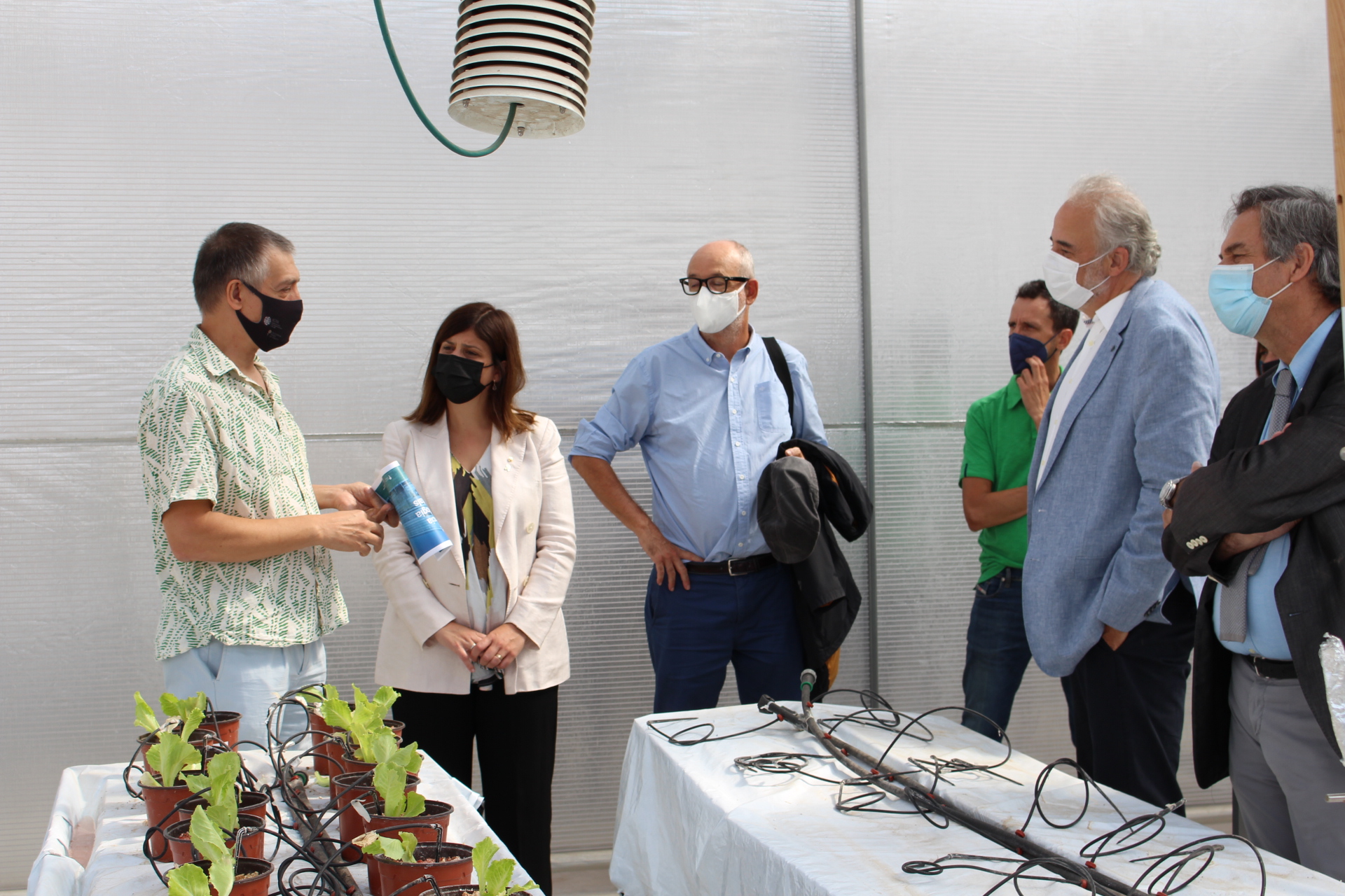 Visita de la consellera Geis a l'ICTA-UAB