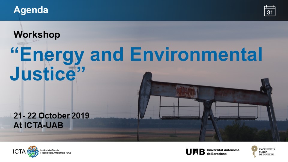 Energia i justícia ambiental: un taller multidisciplinari