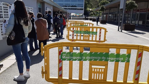 Cribratge a la plaça Cívica