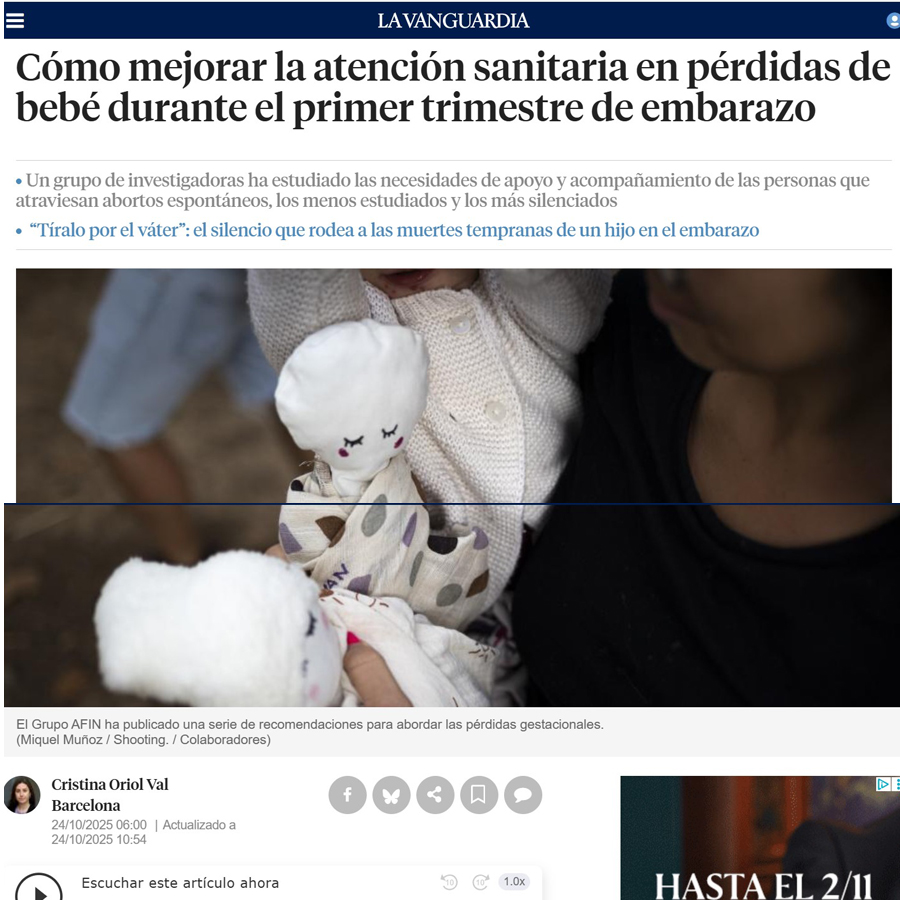 Recorde de prensa de la vanguardia