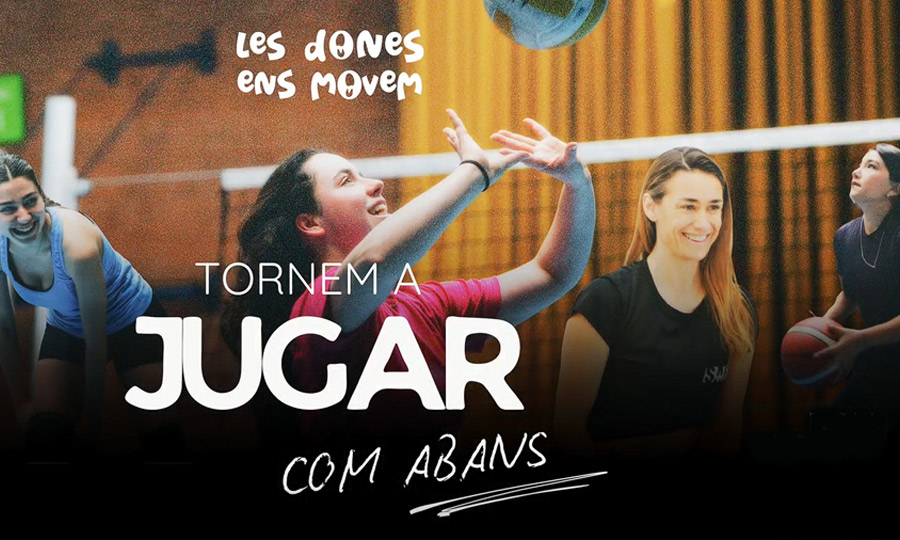 Logo del programa Les Dones Ens Movem