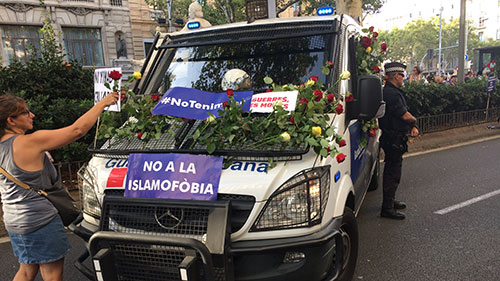 Guàrdia Urbana i el 17A