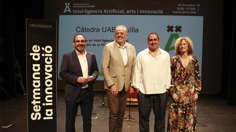 representants institucionals de la UAB i del Festival Cruïlla