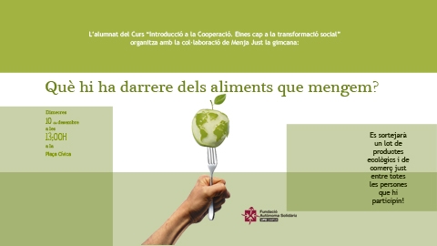 Gimcana Què hi ha darrere dels aliments que mengem?