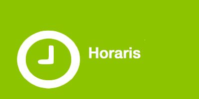 Horaris Grau de Veterinària