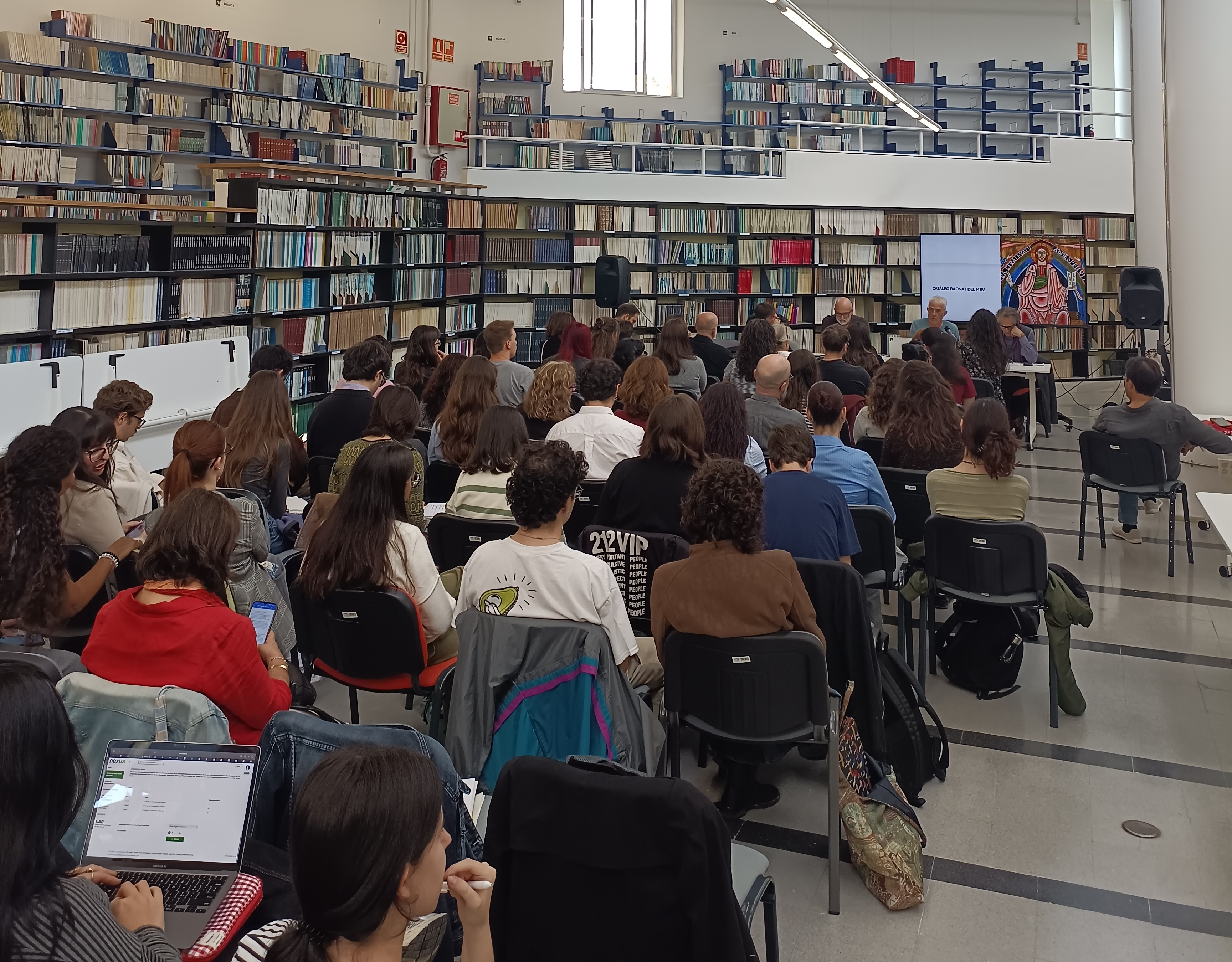 Estudiants a la Fira de Màsters