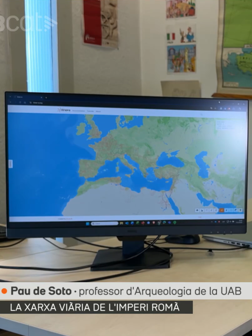 Pantalla d'ordinador amb el mapa