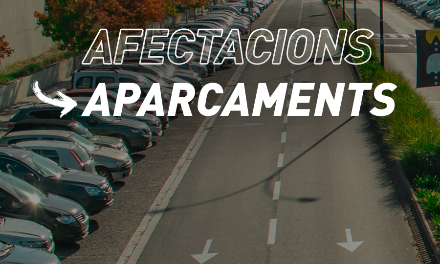 Pàrquing davant del SAF