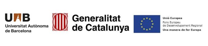 logo UAB, Generalitat de Catalunya i Fons Europeu de Desenvolupament Social