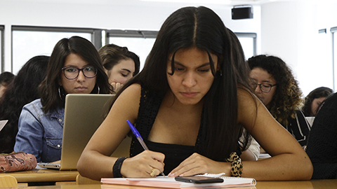 Estudiants a l'aula