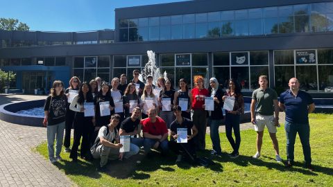 Estudiants d'EPSI a Riga d'Erasmus