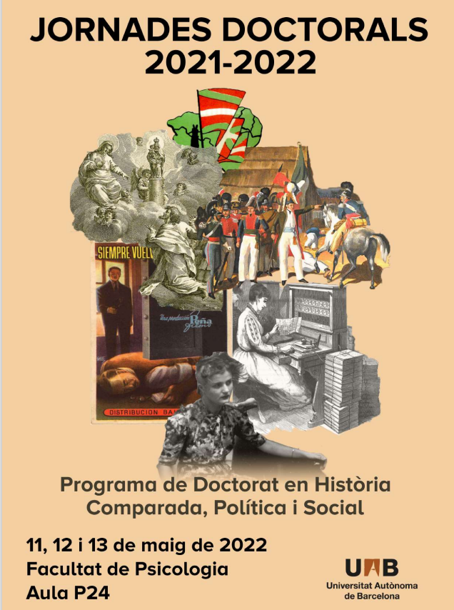 Cartell de les Jornades Doctorals d'Història Comparada