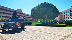 Cotxe Red Bull a la Vila Universitària