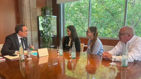 Estudiants de CFGS amb Josep Rull