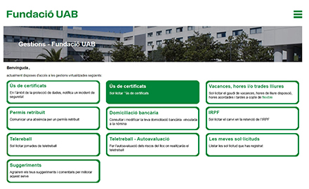 Web Gestions FUAB