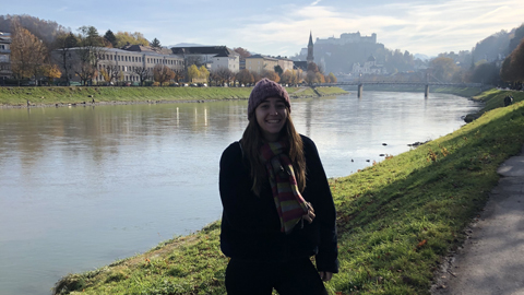 L'estudiant Anna Folch a Salzburg