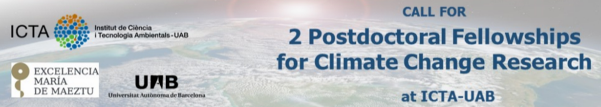 Call for 2 Post-doc Fellowships for Climate Change Research