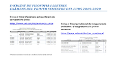Exàmens Avaluació Única