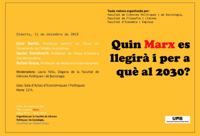 La conferència sobre Marx