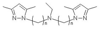 Figura 1. Lligands N-alquilaminopirazole, tant bidentats-NN' com tridentats-NN'N