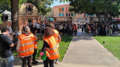 Simulacre d'emergència a Casa Convalescència
