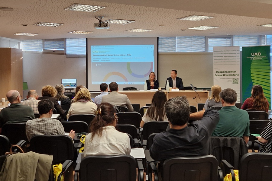 Un moment de la II Jornada de Responsabilitat Social Universitària
